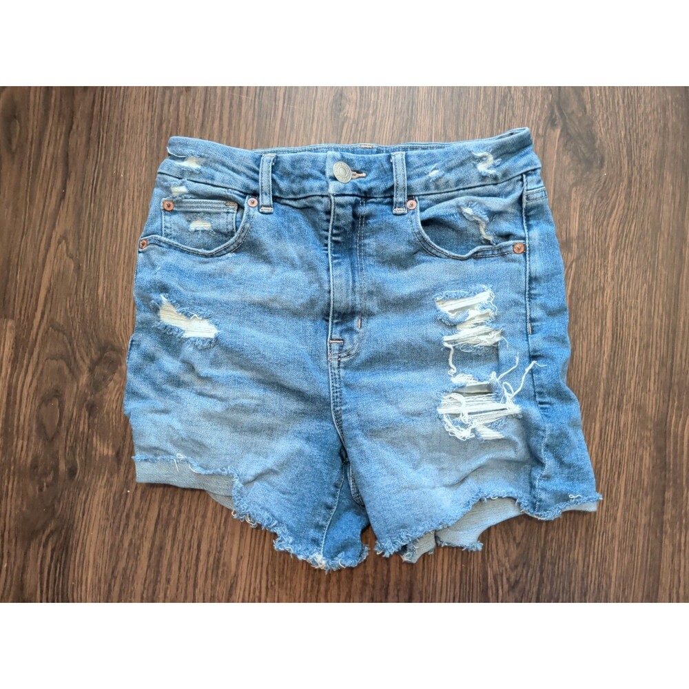 American Eagle Shorts Women's Size 6 Stretch Cut Off Curvy Hi Rise Shortie